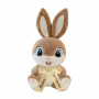 Плюшен заек Бени с надписана панделка, кафяв, 30 см
