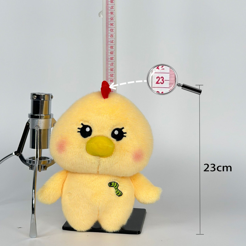 Плюшено пате Лола, жълто, 22 см