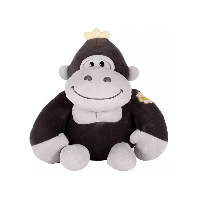 Плюшена горила, черна, 22 см
