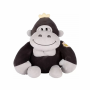 Плюшена горила, черна, 22 см