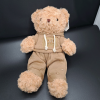 Плюшено мече с кафява дрешка LOVE, 30 см