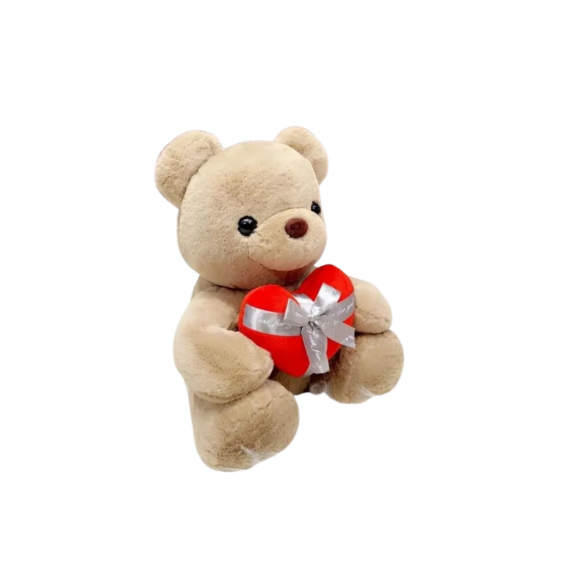 Комплект за любима жена - Плюшено мече с LED лампа и сапунени рози