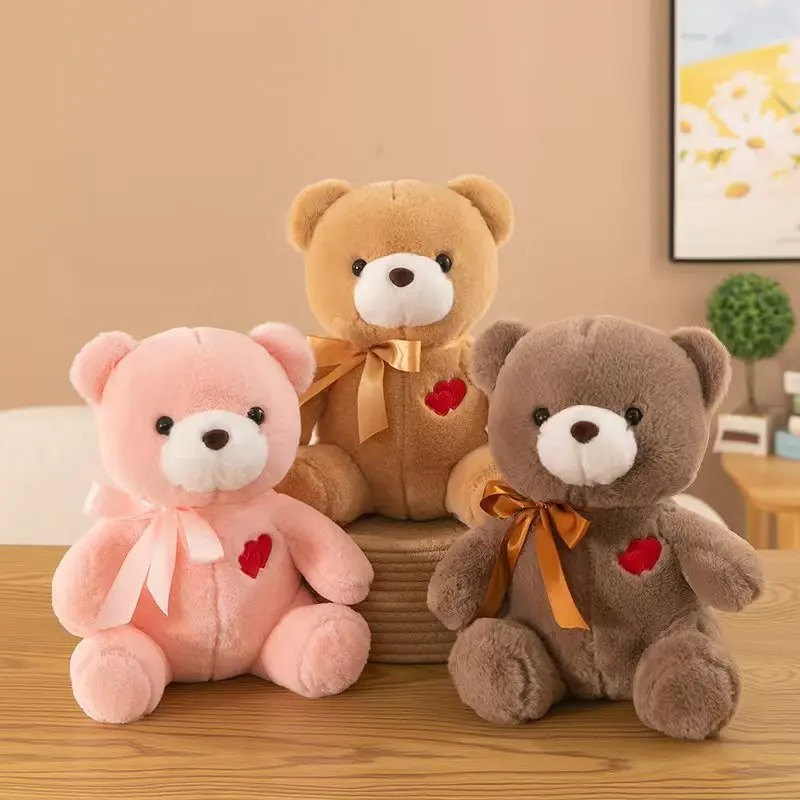 Плюшено мече Добри, светло кафяво, 30 см