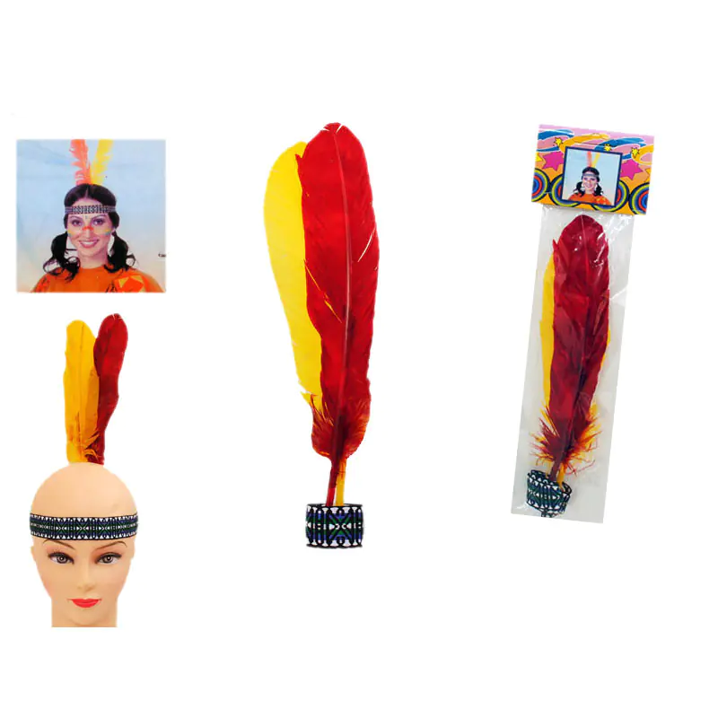 Парти артикул Индиански пера за глава