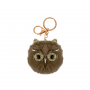 Плюшен ключодържател Бухал в кафяво
