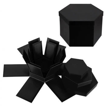 Подаръчна кутия Изненада - Албум 3 в 1 в черно