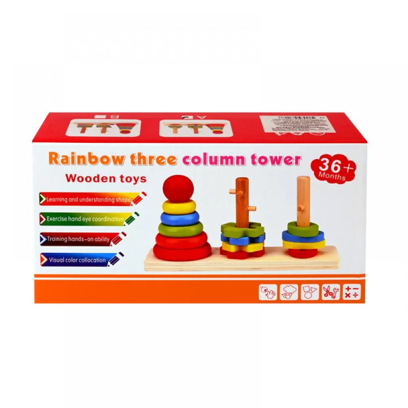 Образователна и креативна игра от дърво 