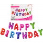 Балони Happy Birthday, цветни