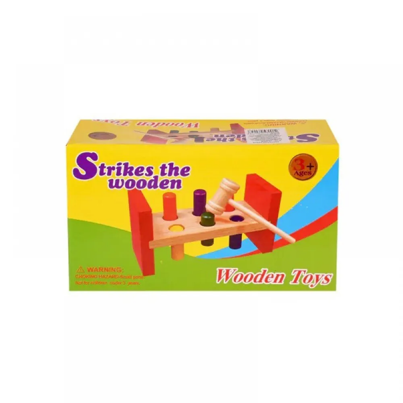 Дървена играчка с чукче