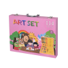 Комплект за рисуване и оцветяване в куфарче - 114 части