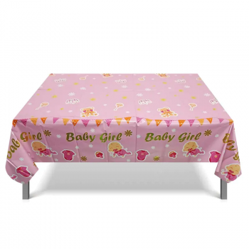 Парти покривка Baby Girl в розово