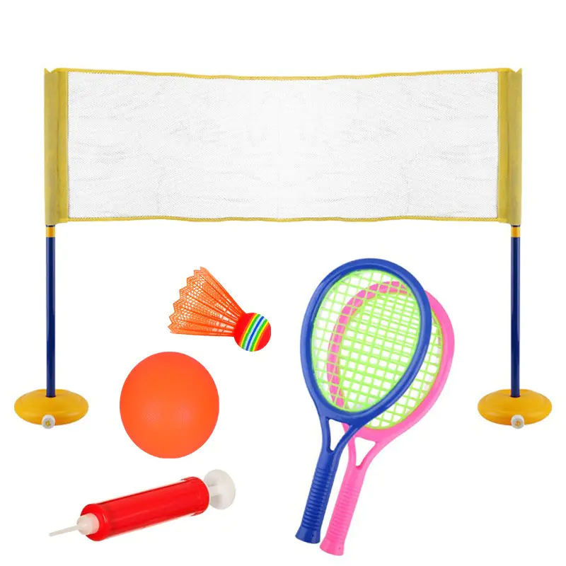 Комплект за бадминтон и волейбол 2 в 1