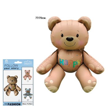 Балон Мече в кафяво