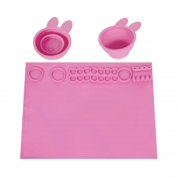 Силиконова подложка за рисуване в розово
