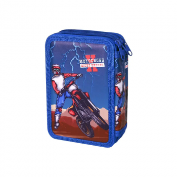 Несесер в синьо с три прегради - Моторист