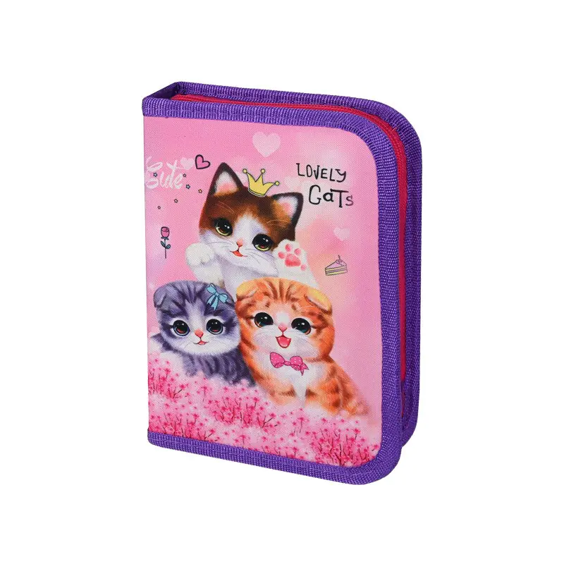 Несесер в лилаво с една преграда - Котета