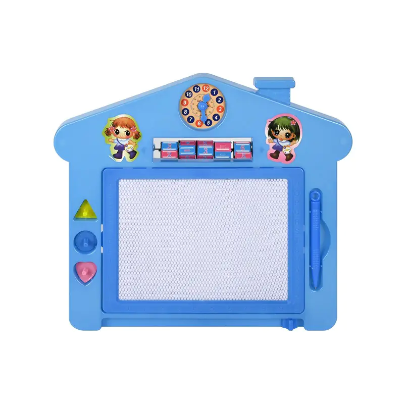 Магнитна дъска за рисуване със сметало, печати и часовник