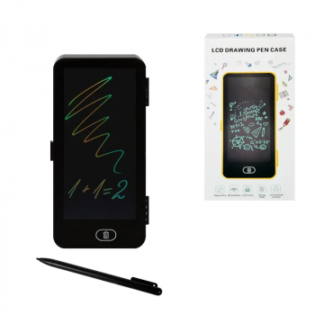 Цветен таблет за писане и рисуване с моливник