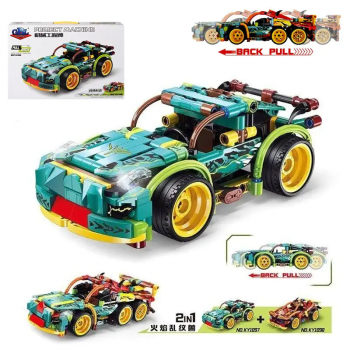 Конструктор Спортна кола в зелено - 275 елемента