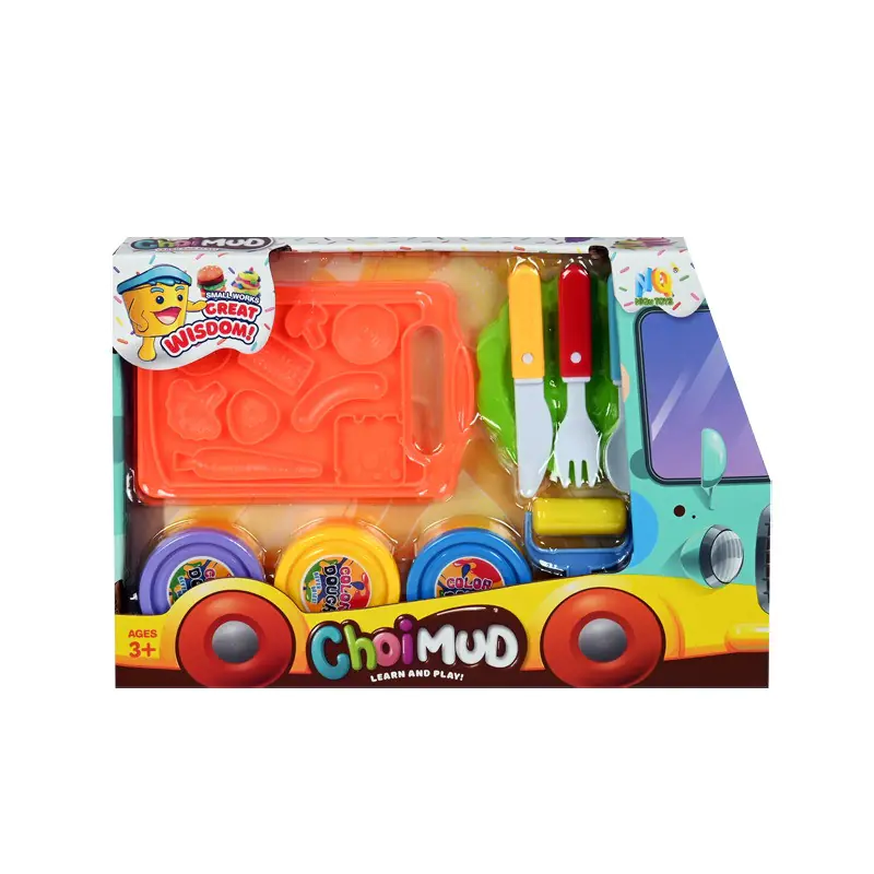 Моделин 3 цвята с аксесоари 