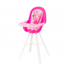 Стол за хранене на кукла Bayer в розово