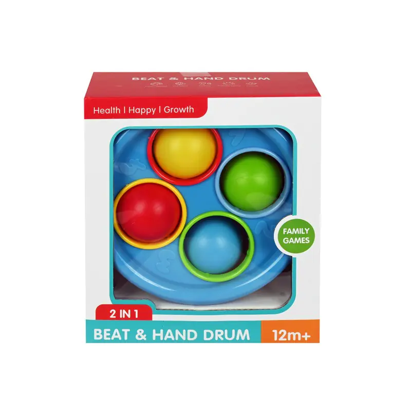 Барабанче и занимателна игра - Чукче с топки 2 в 1