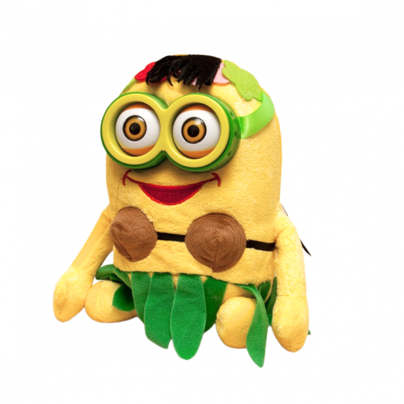 Плюшен миньон в хавайски стил, 28 см