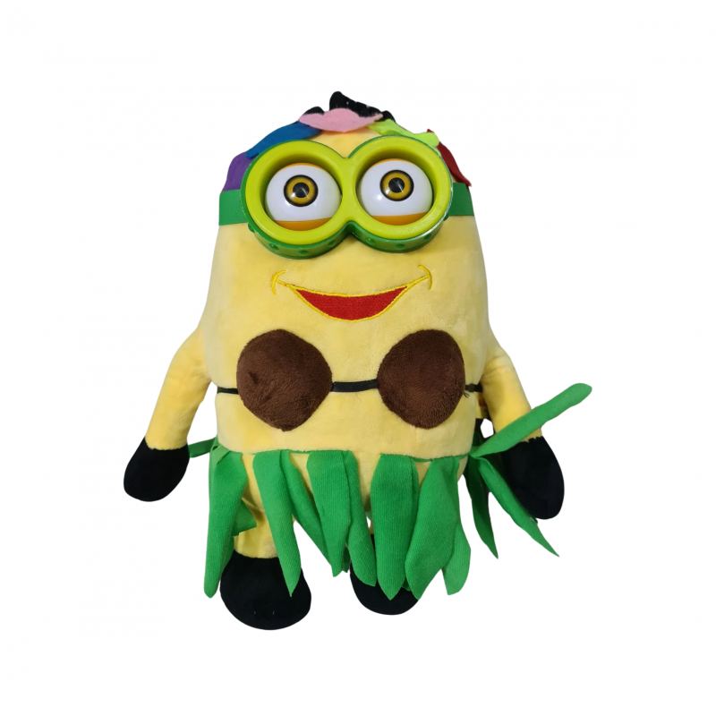 Плюшен миньон в хавайски стил, 28 см