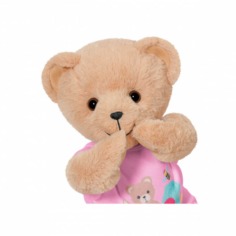 BABY Born Плюшено мече с розова блузка, кафяво, 33 см