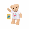 BABY Born Плюшено мече с бяла блузка, кафяво, 33 см