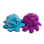 Октопод с две лица, лилав и син, 26 см