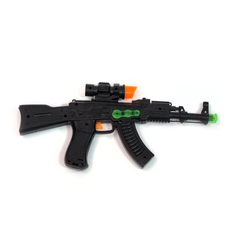 Музикален детски пистолет в черно