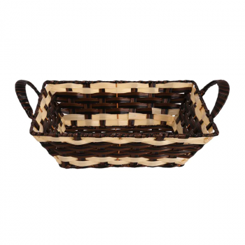 Великденски панер с дръжки в кафяво, правоъгълен