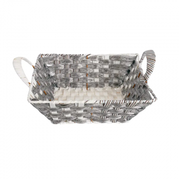 Великденски панер с дръжки в сиво, правоъгълен