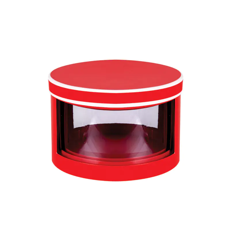 Подаръчни кутии с ПВЦ прозорец 3 в 1 в червено