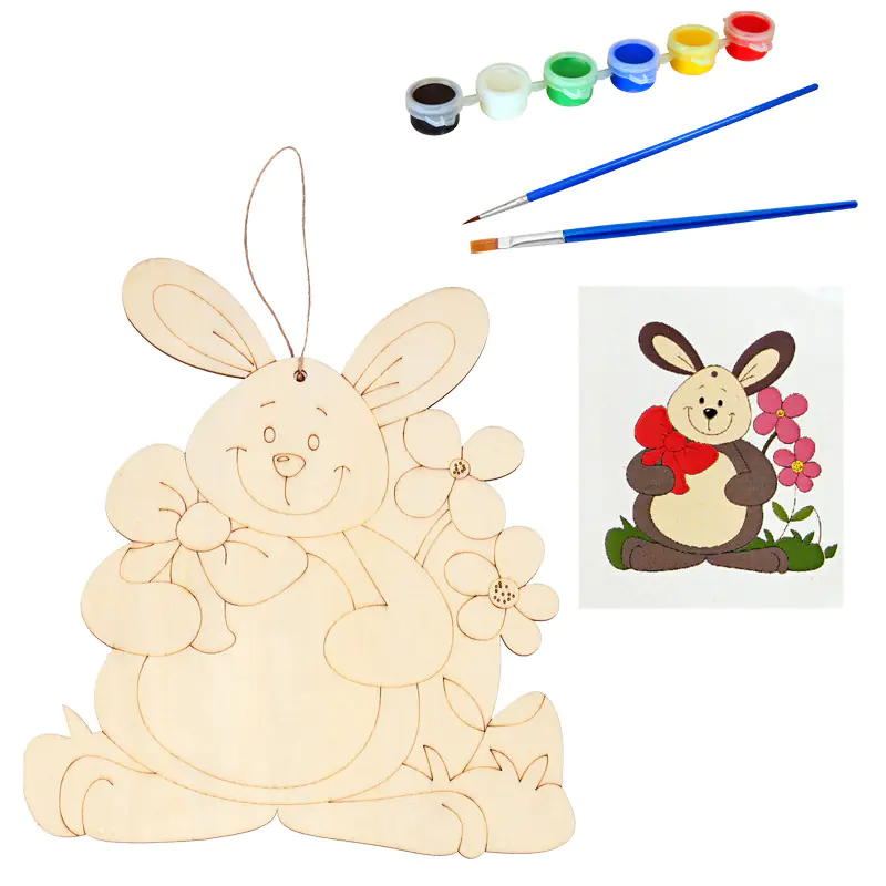 Комплект за творчество - Великденско пано с великденски заек