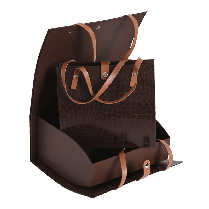 Подаръчна кутия Чанта в кафяво