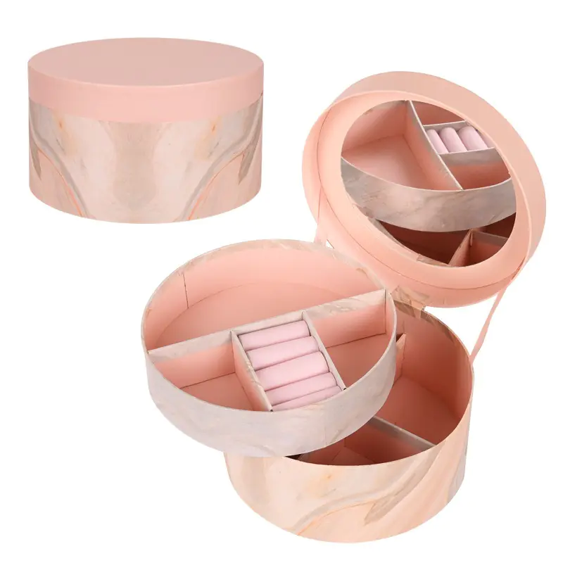 Бижутерка на две нива с огледало