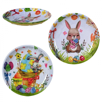 Великденска чиния от метал 