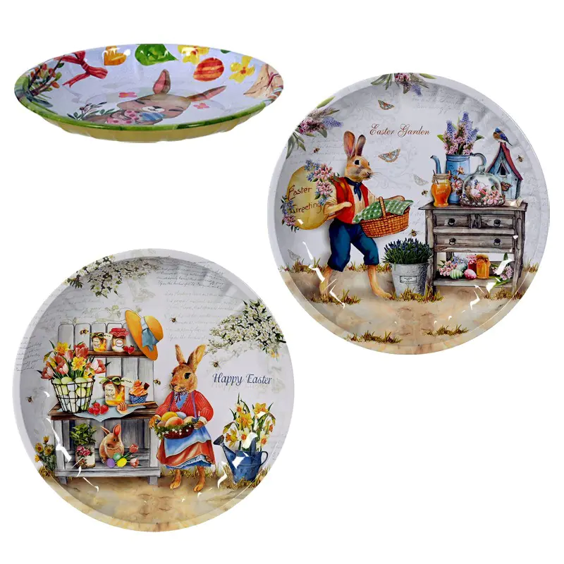 Великденска чиния от метал 