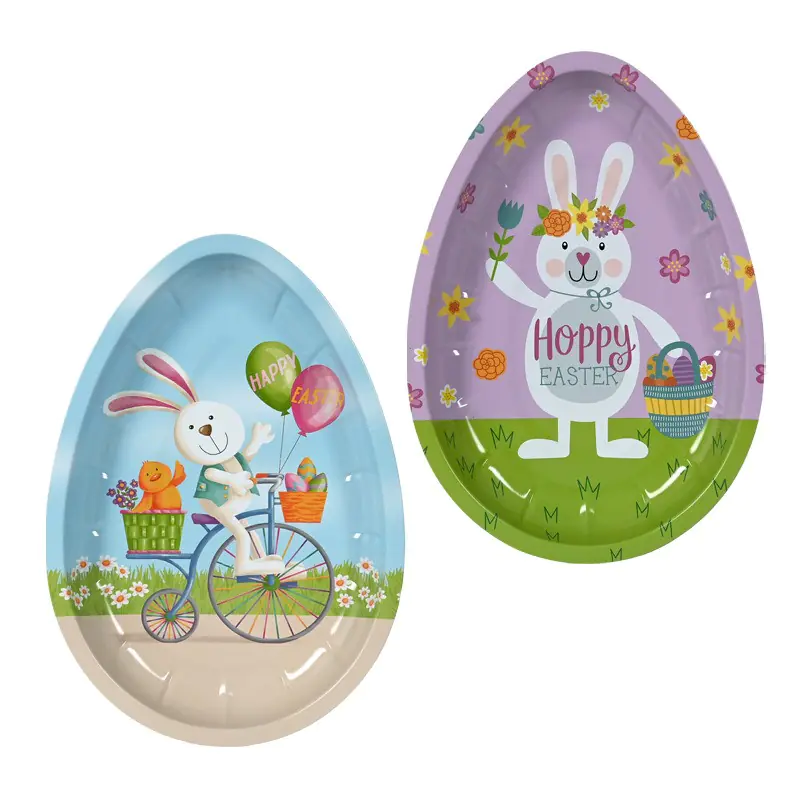 Великденско плато за сервиране от метал