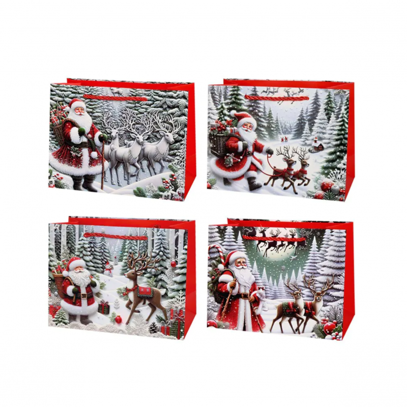 Подаръчна торбичка Дядо Коледа с шейната