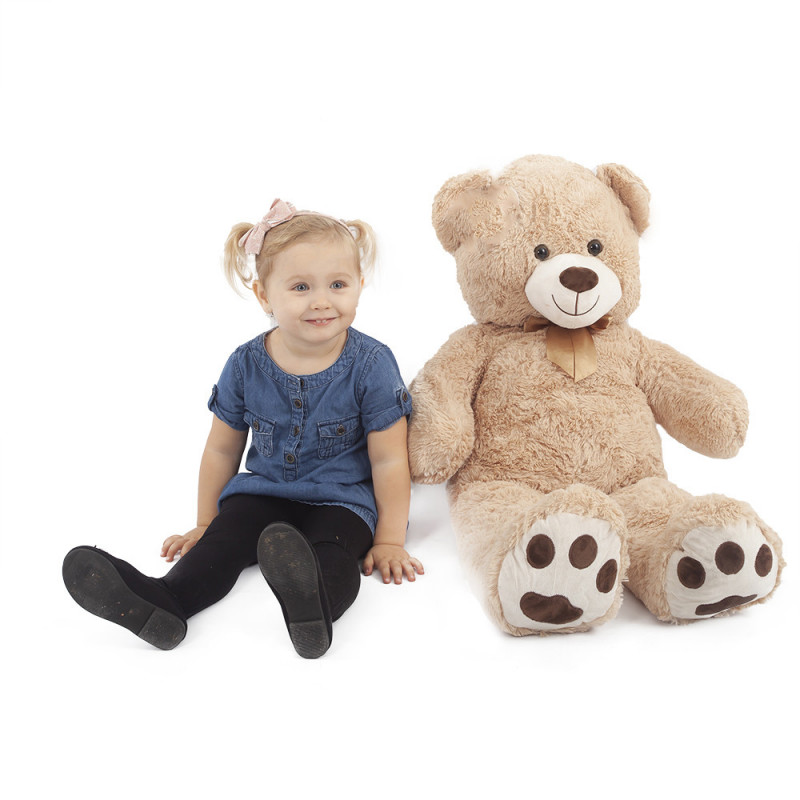 Плюшено мече Фидо, светло кафяво, 100 см