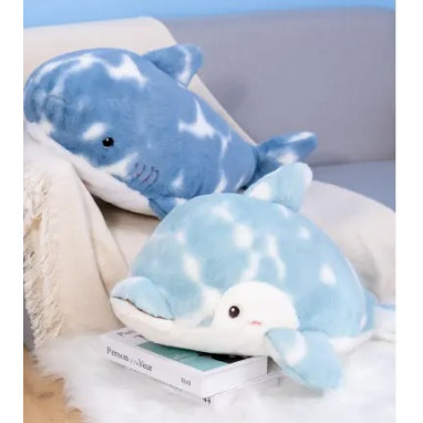 Плюшена акула Соня, синя, 25 см