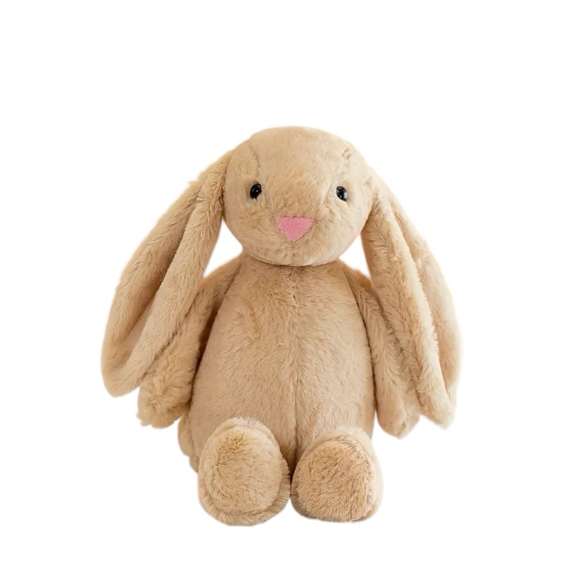 Плюшен заек с дълги уши, бежов