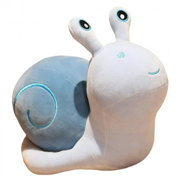 Плюшена играчка Охлюв, син, 20 см