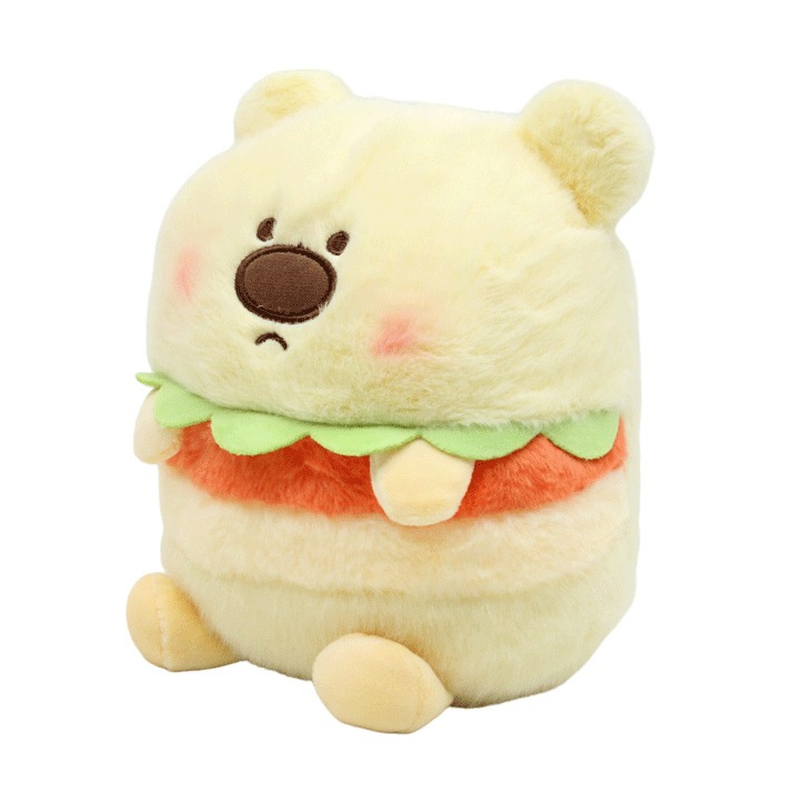 Плюшено мече - бургер, 20 см