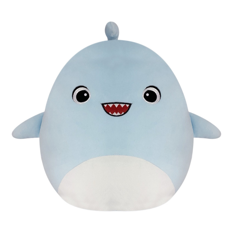 Плюшена възглавничка скуиши Акула, 36 см