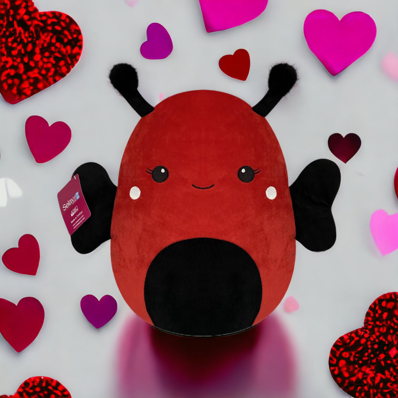 Плюшена възглавничка скуиши Калинка, 36 см