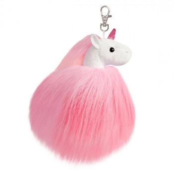 Ключодържател розов еднорог Aurora, 14 см